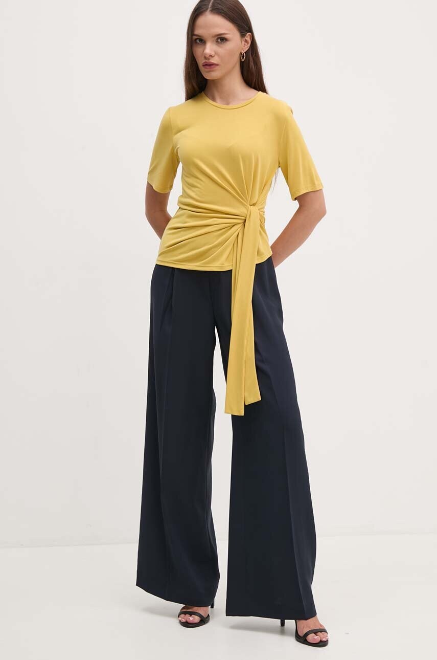 Футболка Sisley колір жовтий 350XL106A