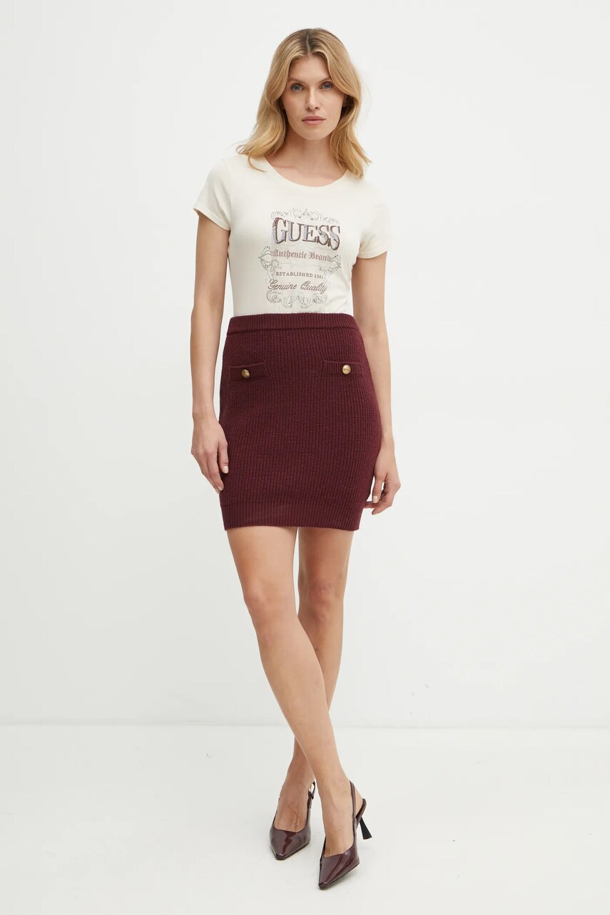 Футболка Guess жіноча колір бежевий W4BI45 K9SN1