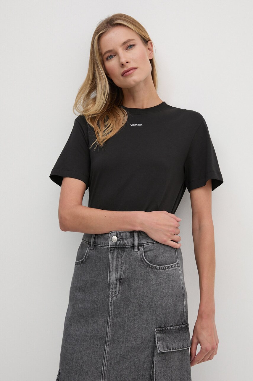 Футболка Calvin Klein жіноча колір чорний K20K207519