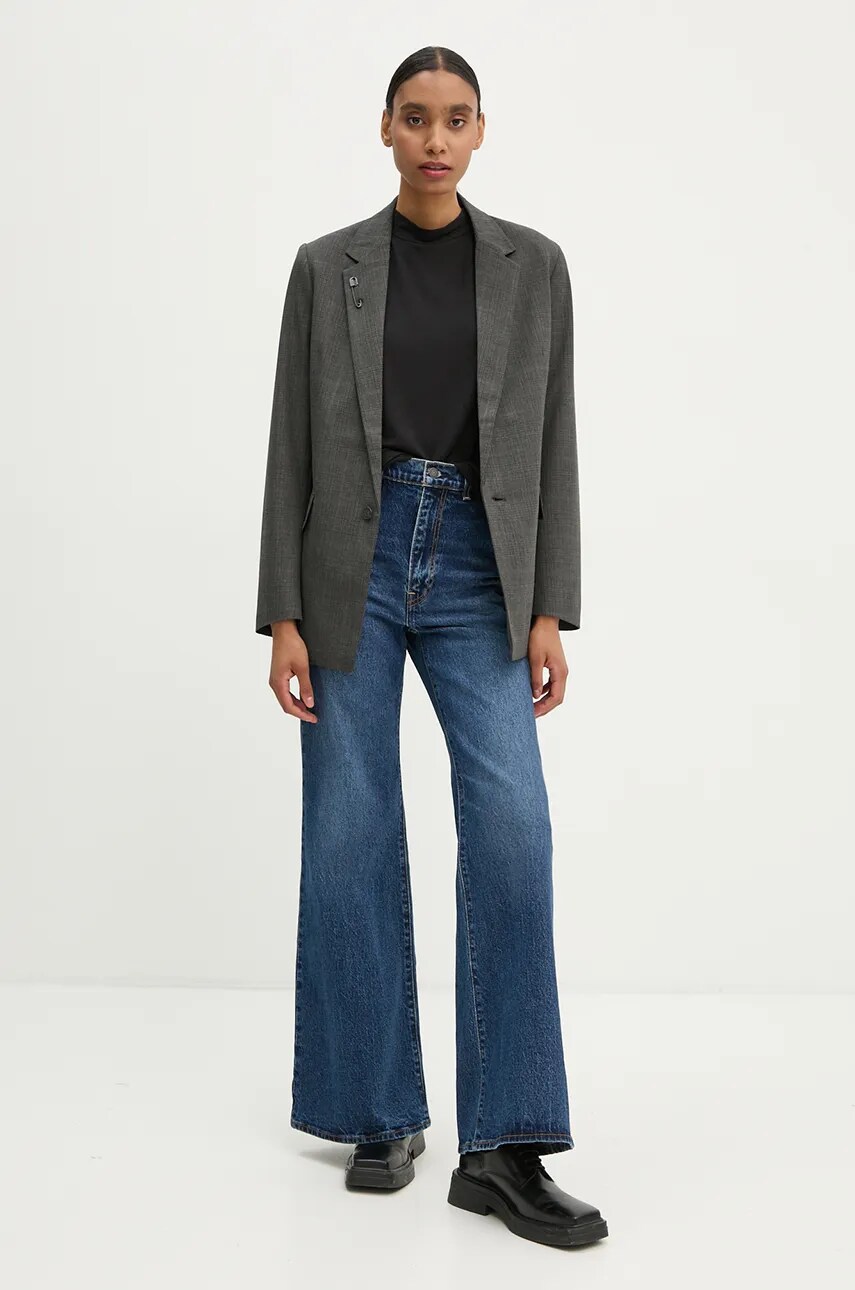 Футболка з домішкою вовни G-Star Raw колір чорний D25051-D703