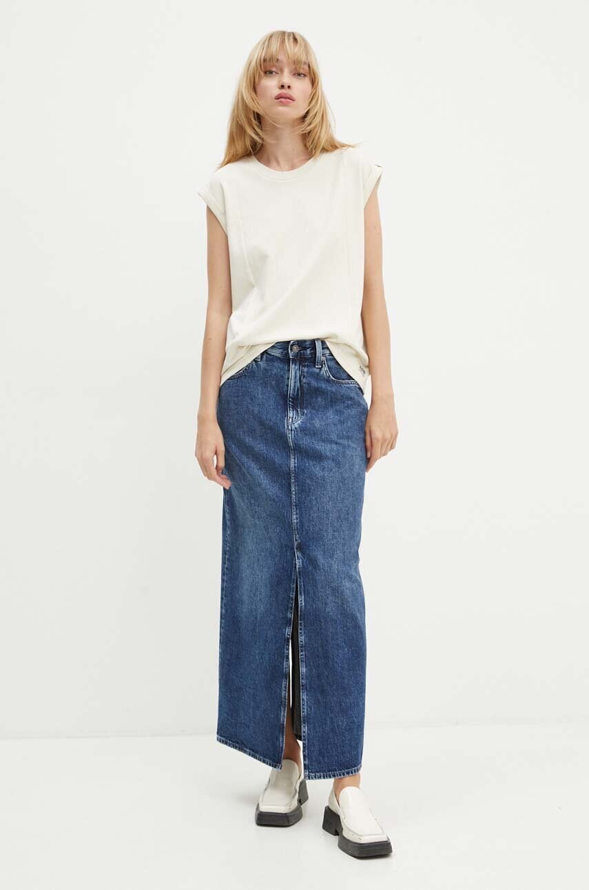 Бавовняна футболка G-Star Raw жіноча колір бежевий D25032-C812