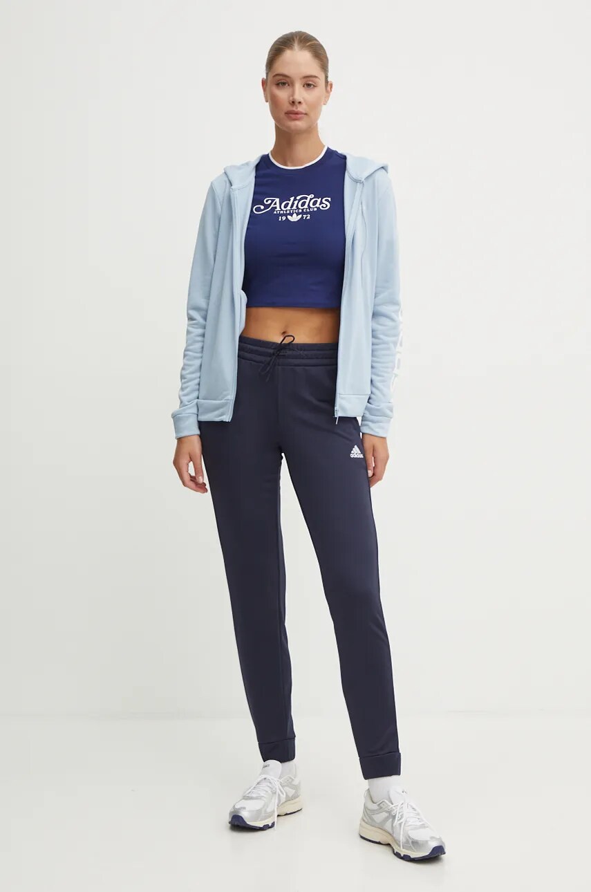Футболка adidas Originals жіноча колір синій IX3544