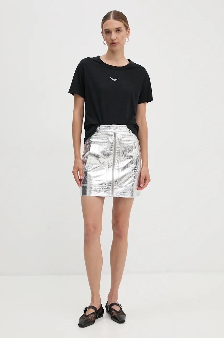 Футболка ZADIG&VOLTAIRE жіноча колір чорний JWTS01669