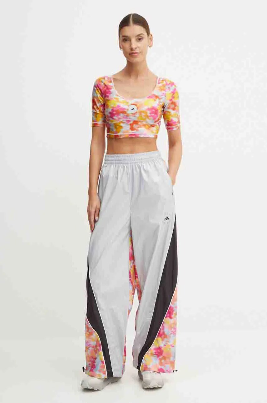 Футболка adidas by Stella McCartney жіноча колір сірий IX4374
