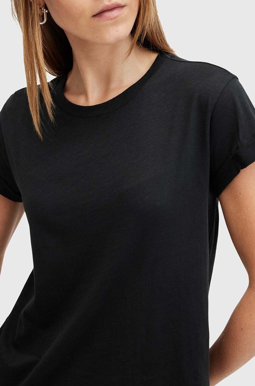 Бавовняна футболка AllSaints ANNA TEE жіноча колір чорний W238JB