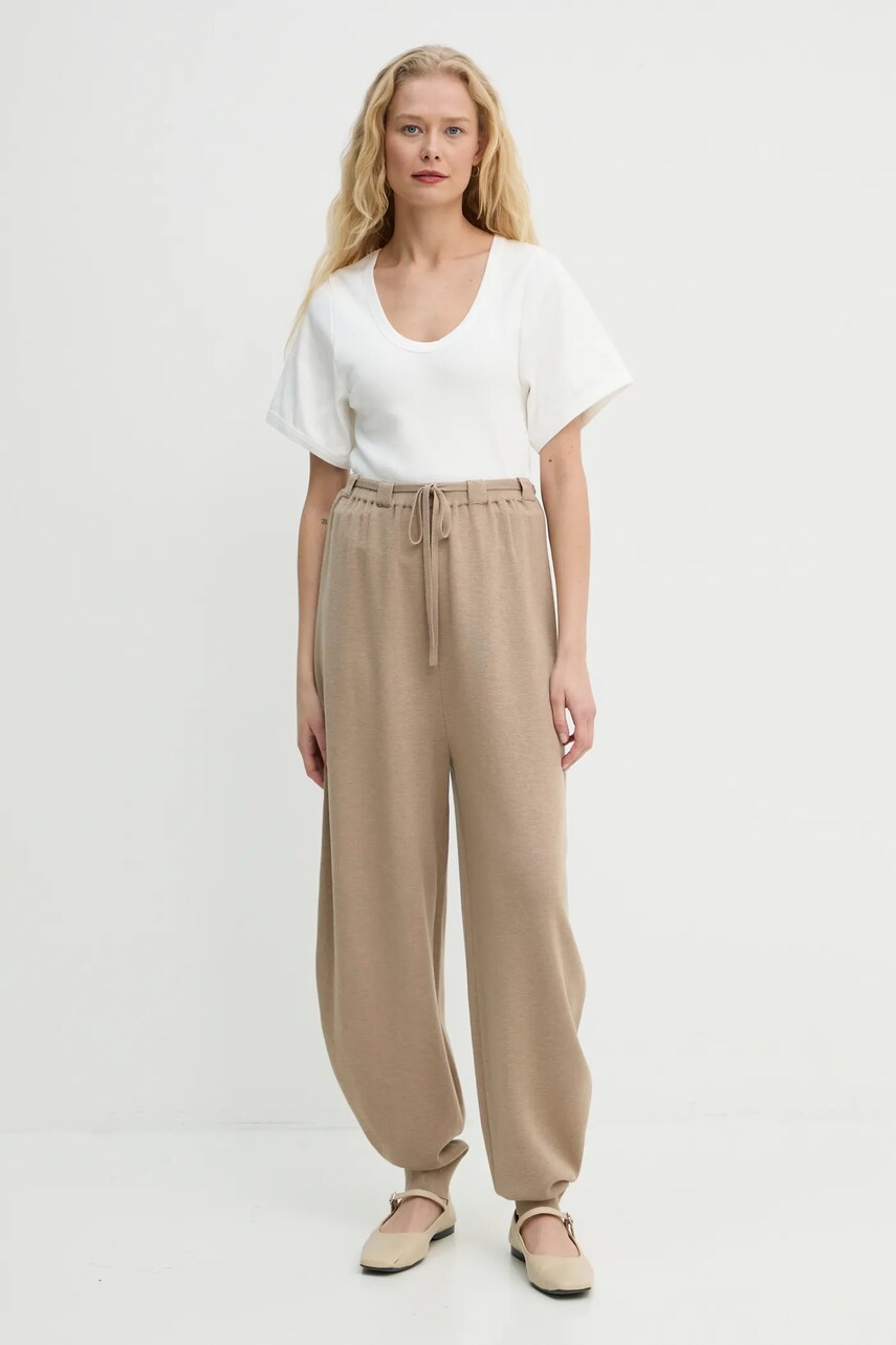 Футболка By Malene Birger LUNAI жіноча колір бежевий Q71679026Z