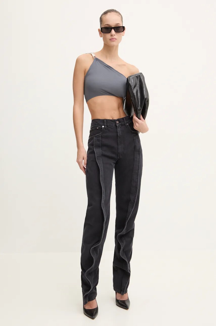 Топ Rick Owens Lilies жіночий колір сірий LI02D5192RV