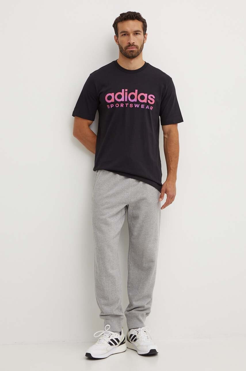 Футболка adidas Tiro чоловіча колір чорний з принтом IW2659