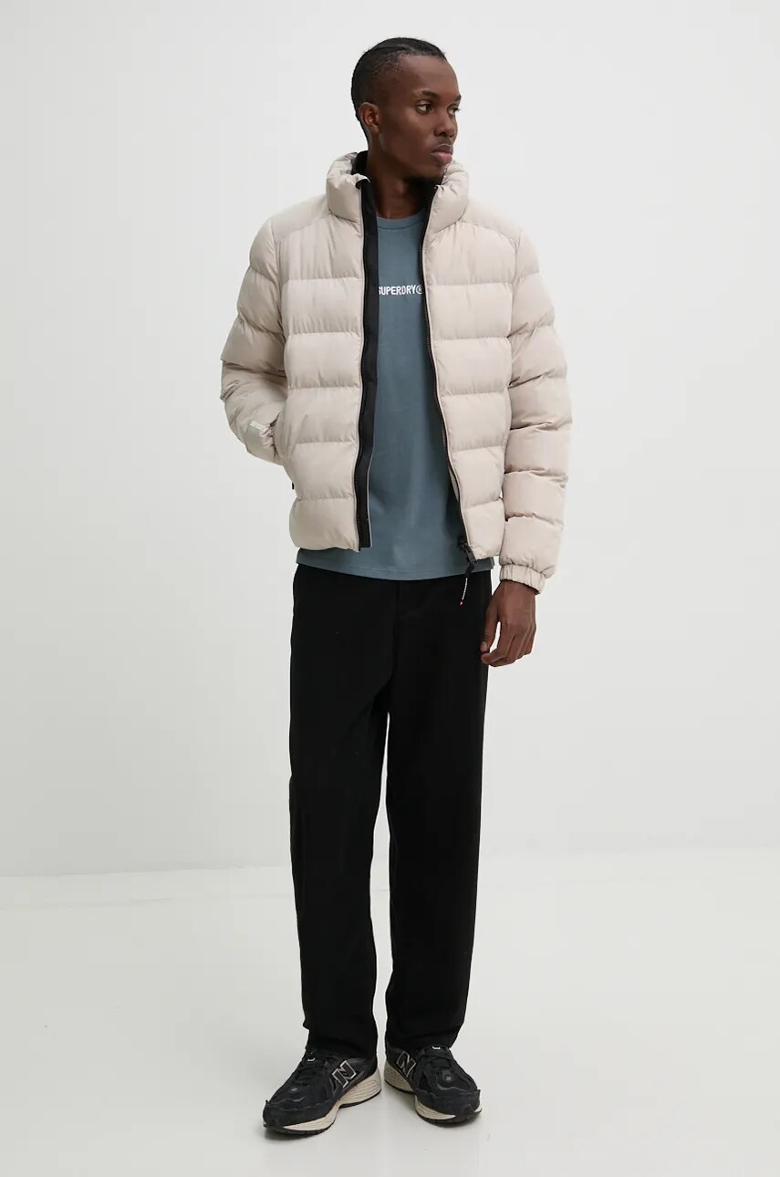 Бавовняна футболка Superdry чоловіча з аплікацією M1012028A-9VC
