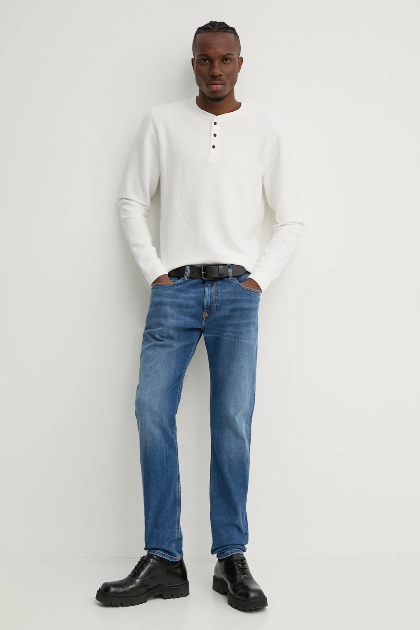 Лонгслів Superdry колір білий однотонний M6010844A-39E