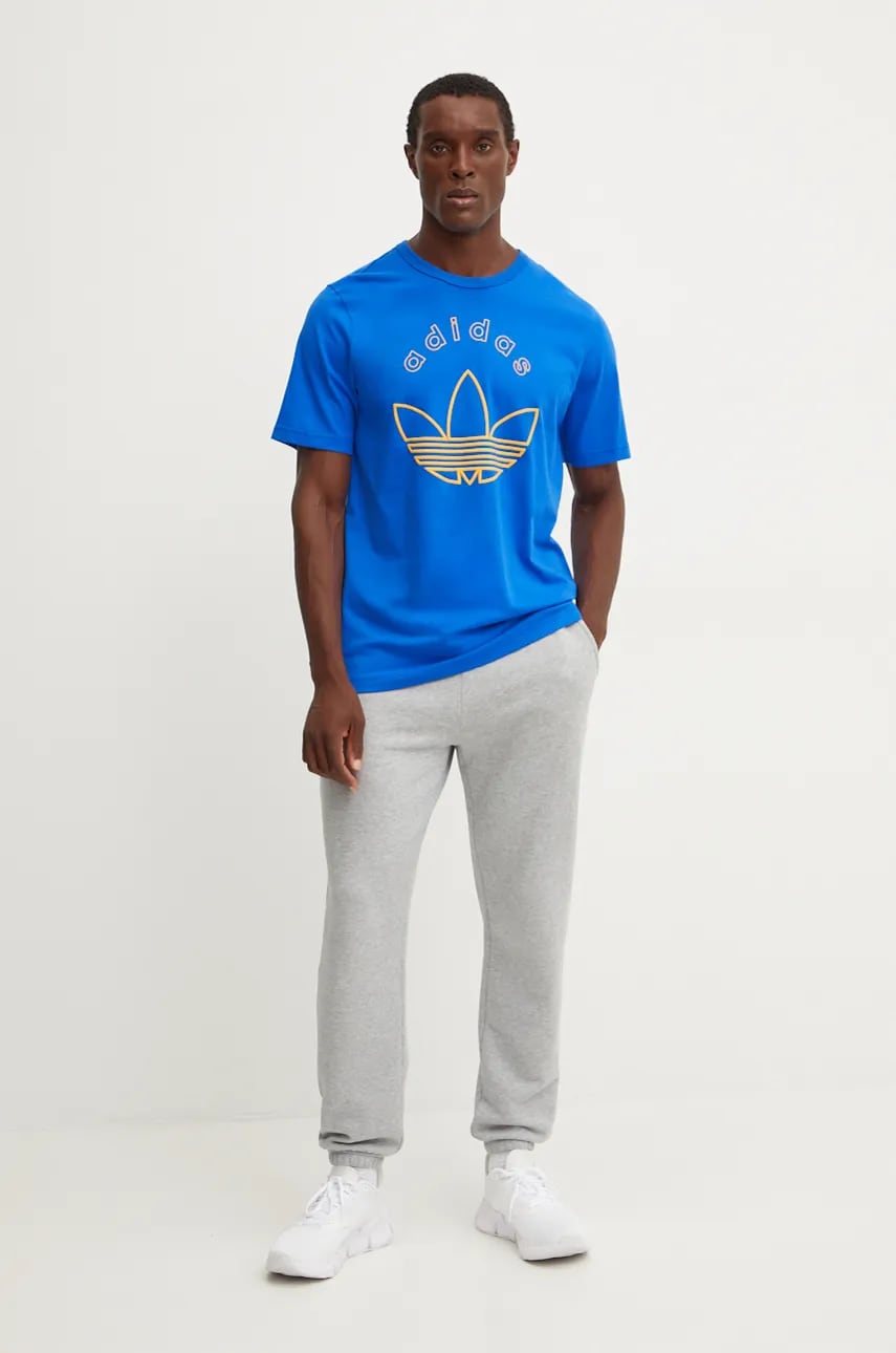 Бавовняна футболка adidas Originals чоловіча з аплікацією IY0425