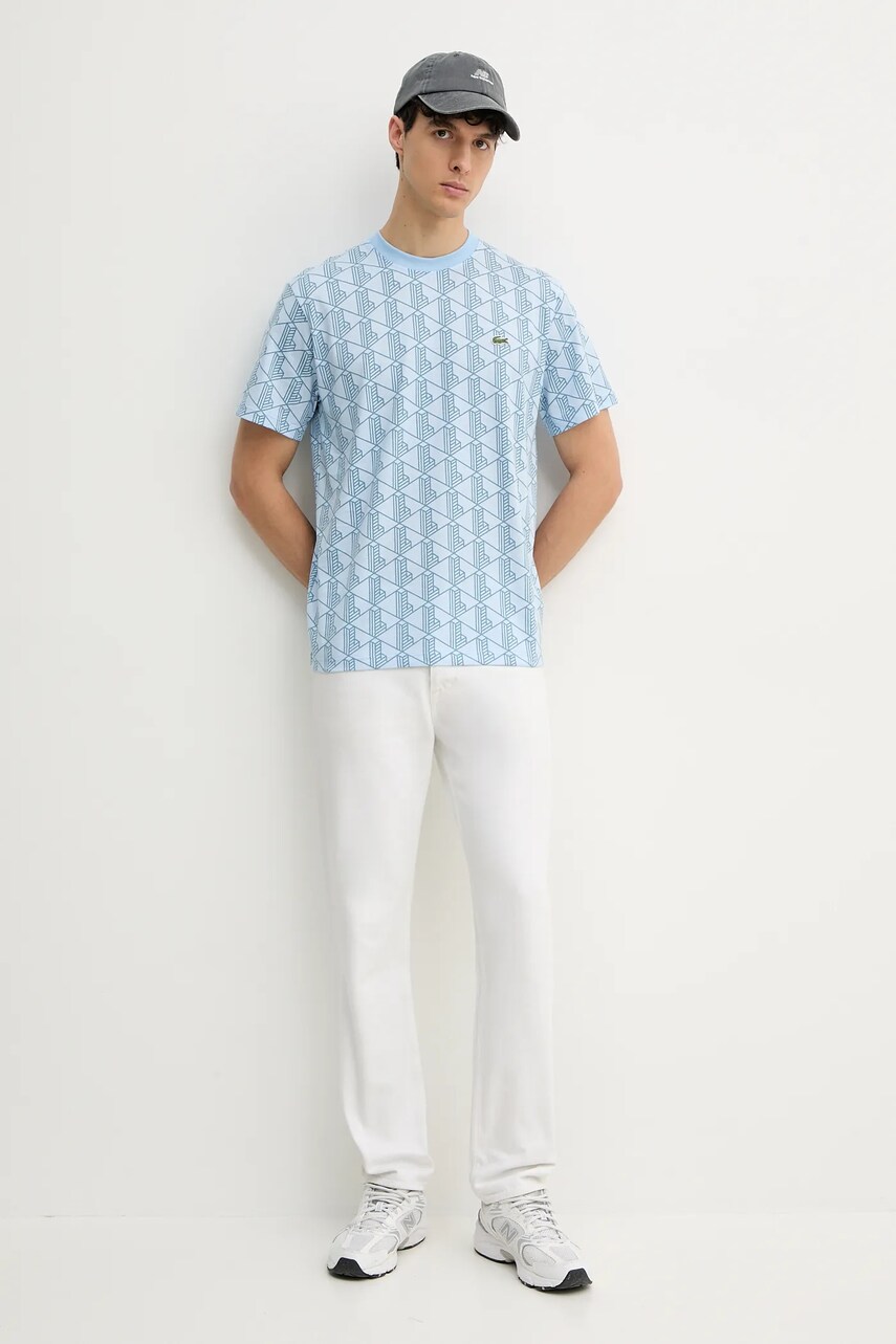 Футболка Lacoste чоловіча візерунок TH2831
