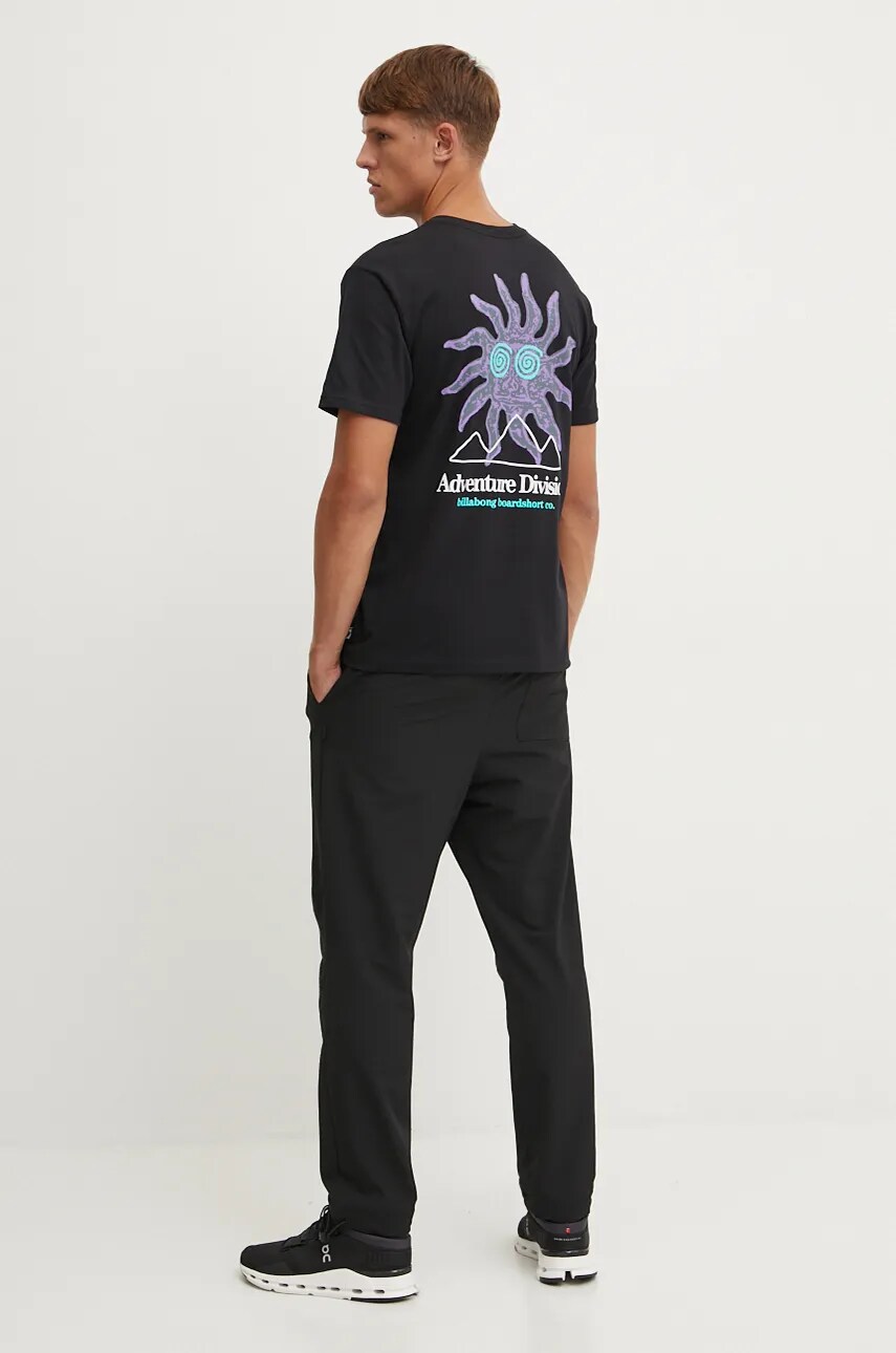 Футболка Billabong Up Rise чоловіча колір чорний з принтом ABYZT02473
