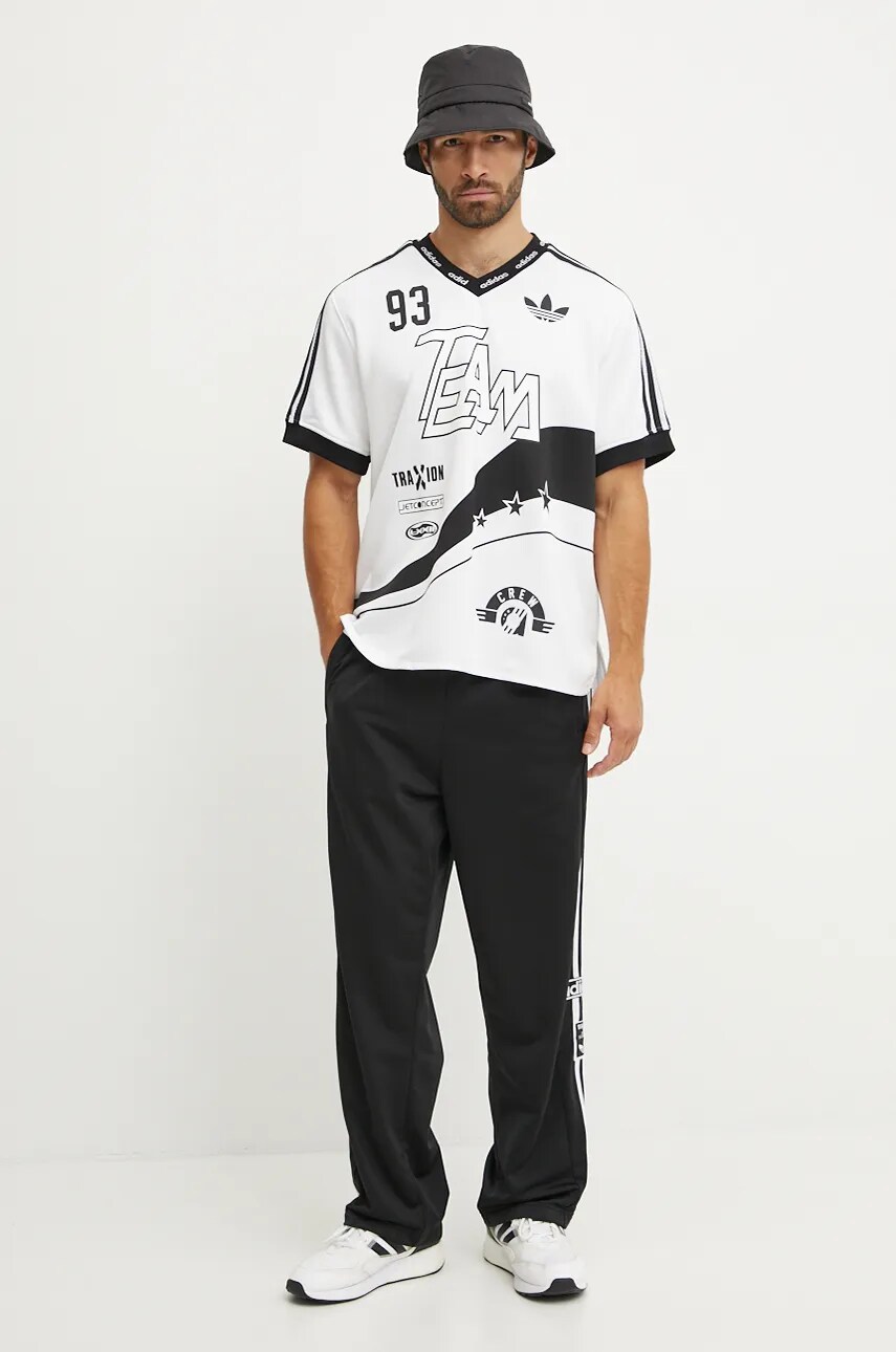 Футболка adidas Originals Team 93 Jersey чоловіча колір білий візерунок JN0808