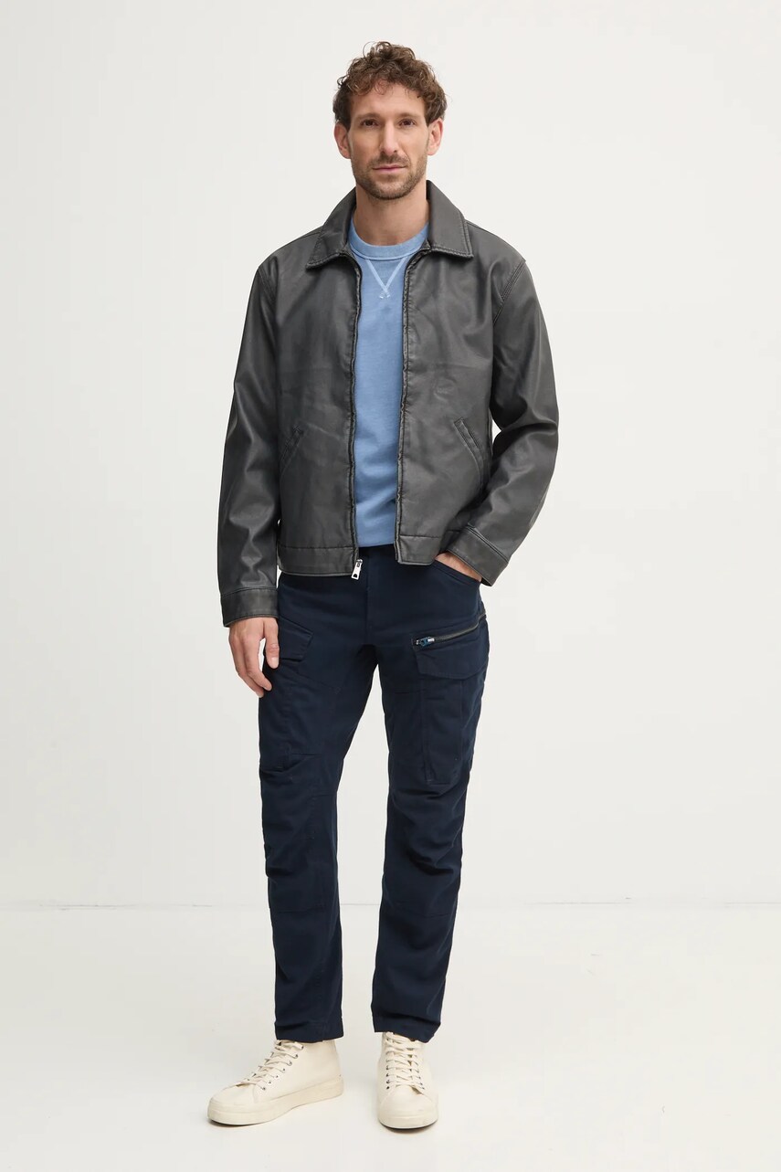 Бавовняна футболка G-Star Raw чоловіча однотонна D24449-2653