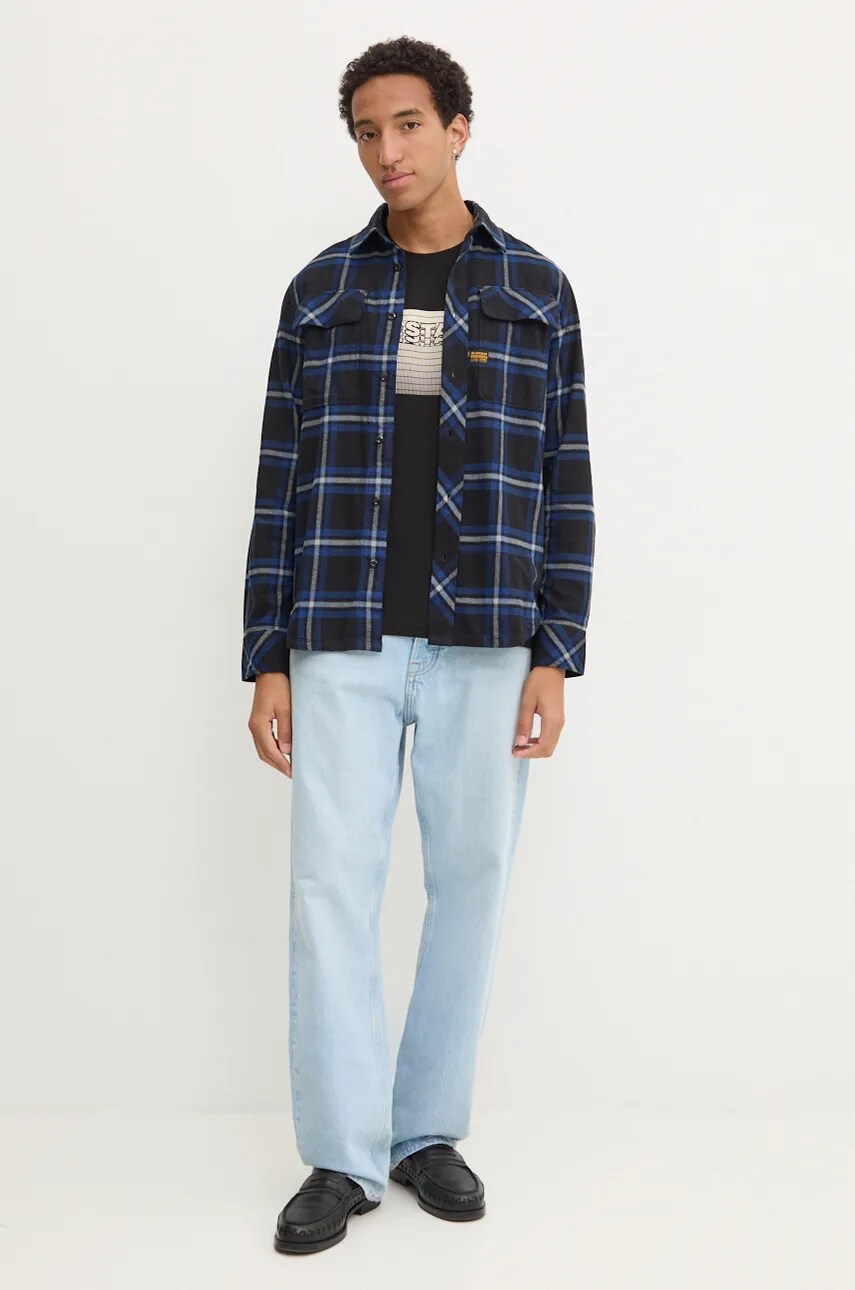 Футболка G-Star Raw чоловіча колір чорний з принтом D25092-C812