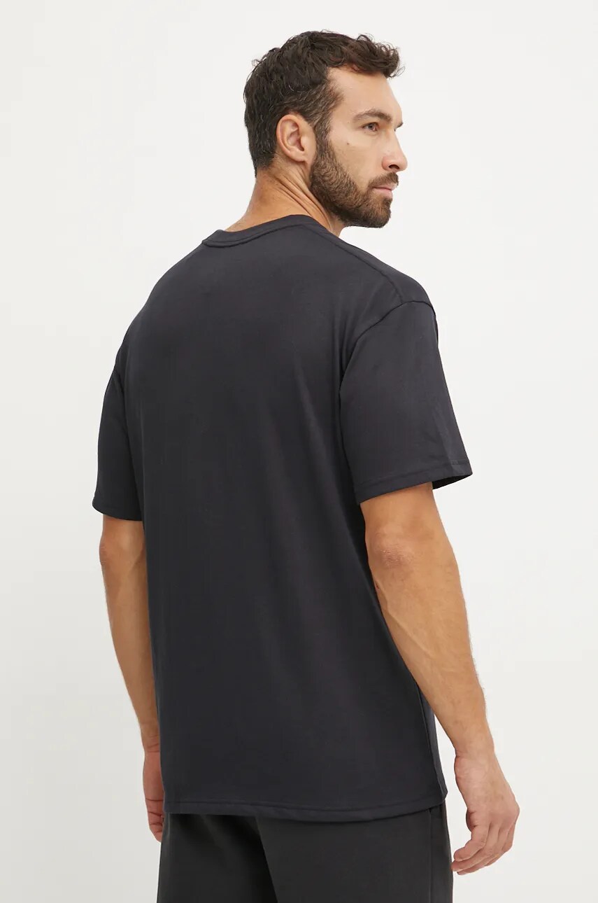 Футболка Under Armour HW Branded чоловіча колір чорний з принтом 1389146