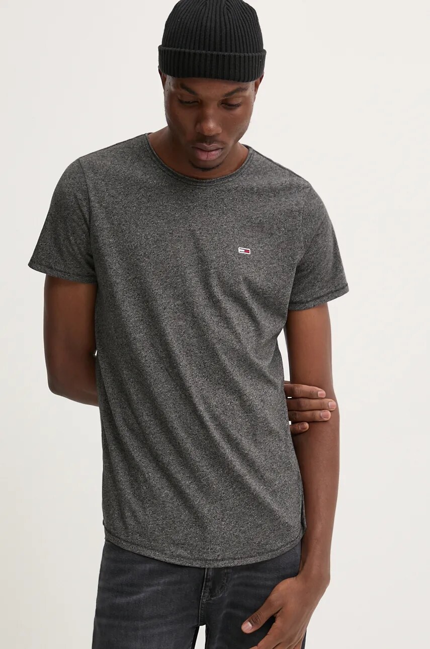 Футболка Tommy Jeans 2-pack чоловіча колір чорний однотонна DM0DM19711