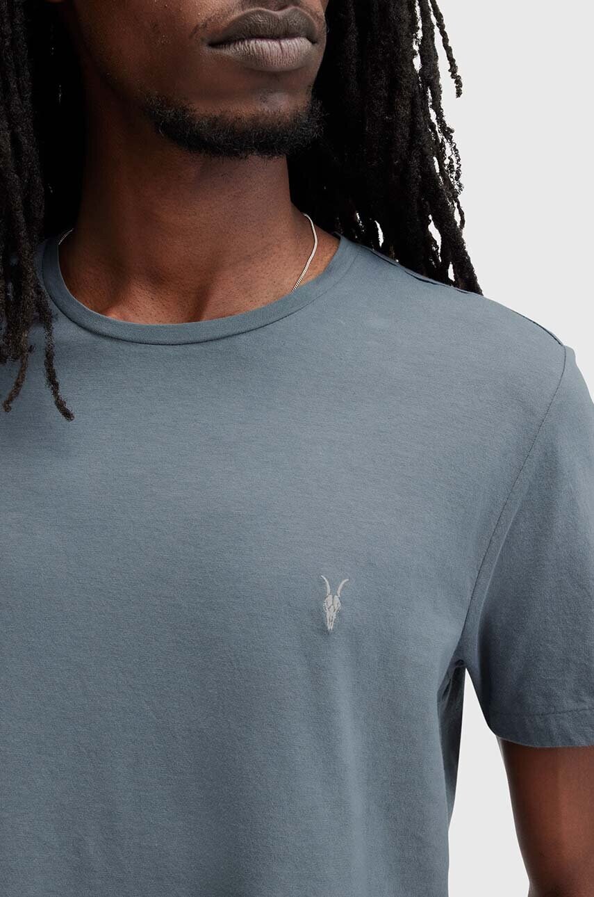 Бавовняна футболка AllSaints TONIC чоловіча однотонна M028JB