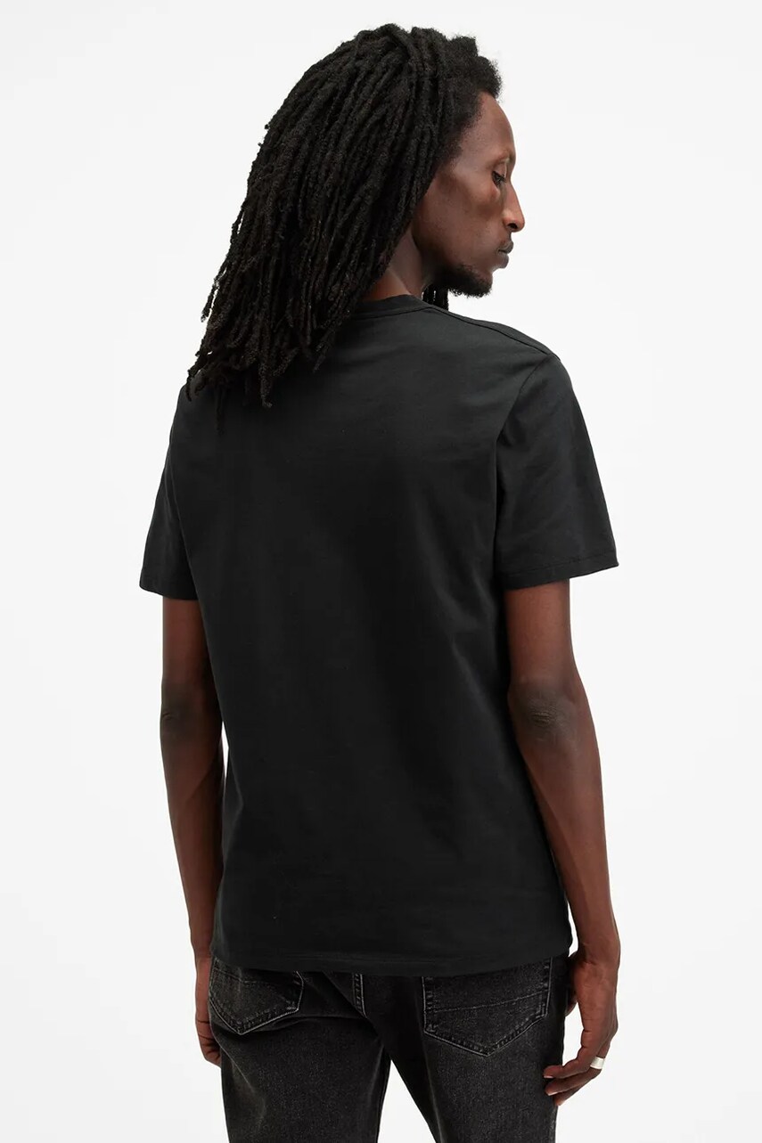 Бавовняна футболка AllSaints BRACE 3-pack чоловіча однотонна M031JB