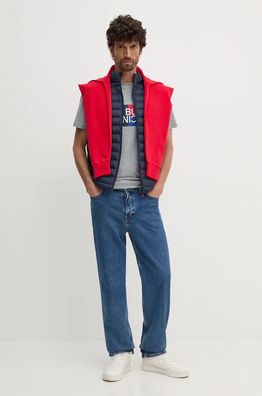 Бавовняна футболка Red Bull Racing x Pepe Jeans Red Bull Racing x Pepe Jeans чоловіча колір сірий з принтом RM500001
