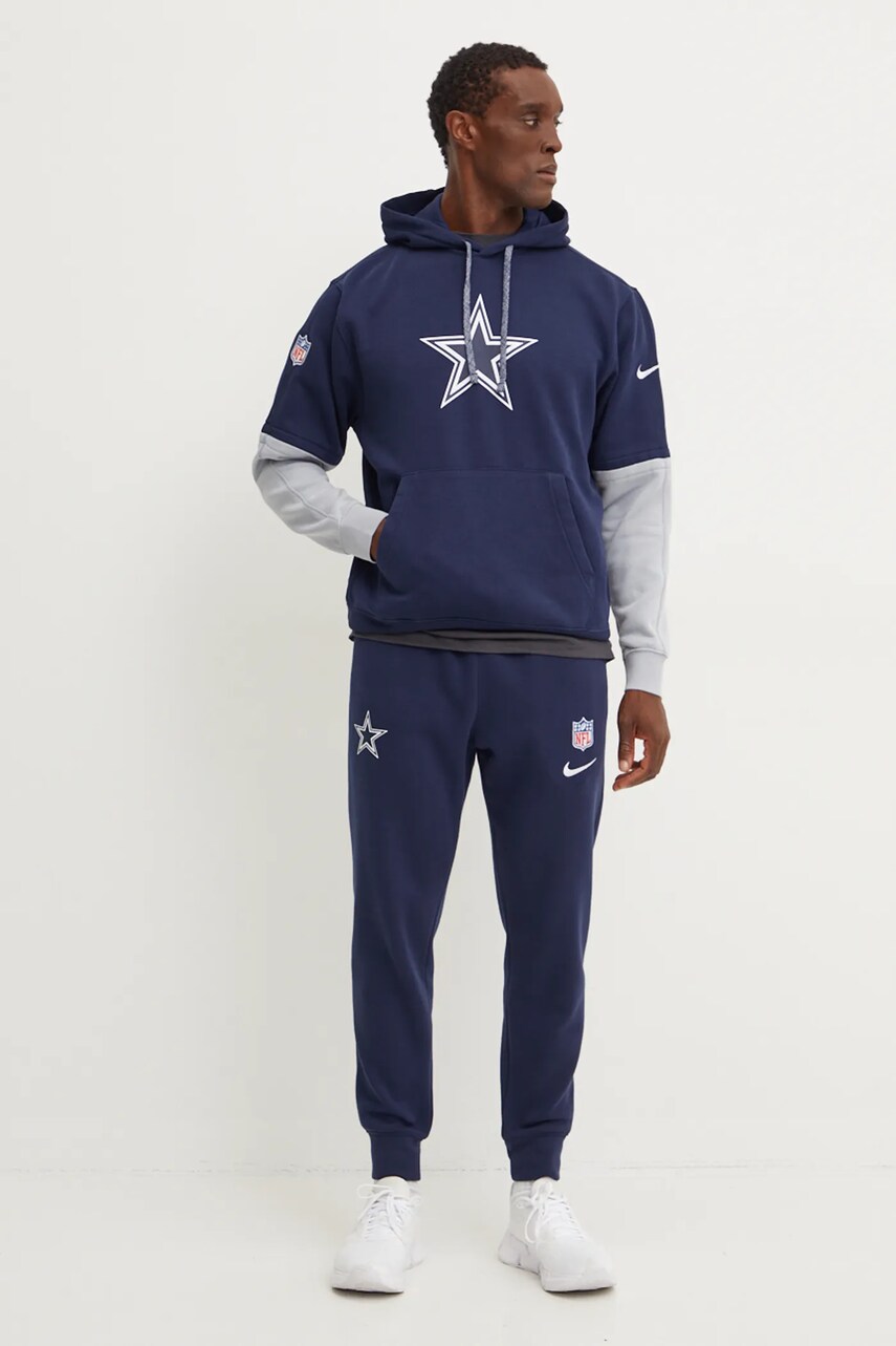 Бавовняна футболка Nike Dallas Cowboys чоловіча колір сірий з принтом N199-06F-7RD-5F1