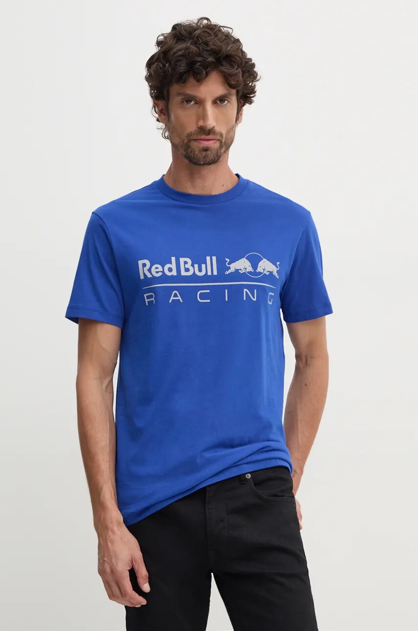 Бавовняна футболка Red Bull Racing x Pepe Jeans Red Bull Racing x Pepe Jeans з принтом RU500005