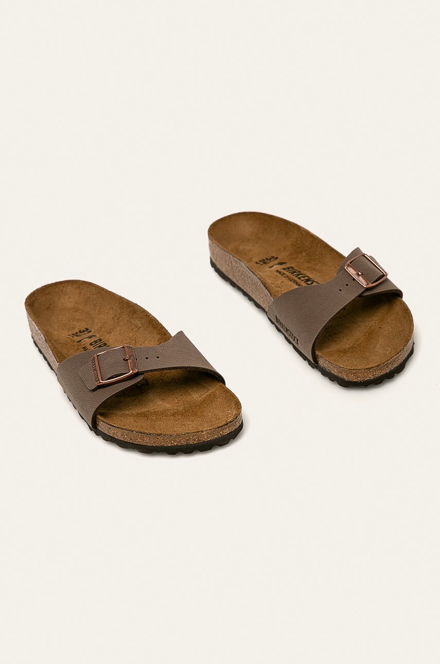 Шльопанці Birkenstock Madrid жіночі колір коричневий 40093