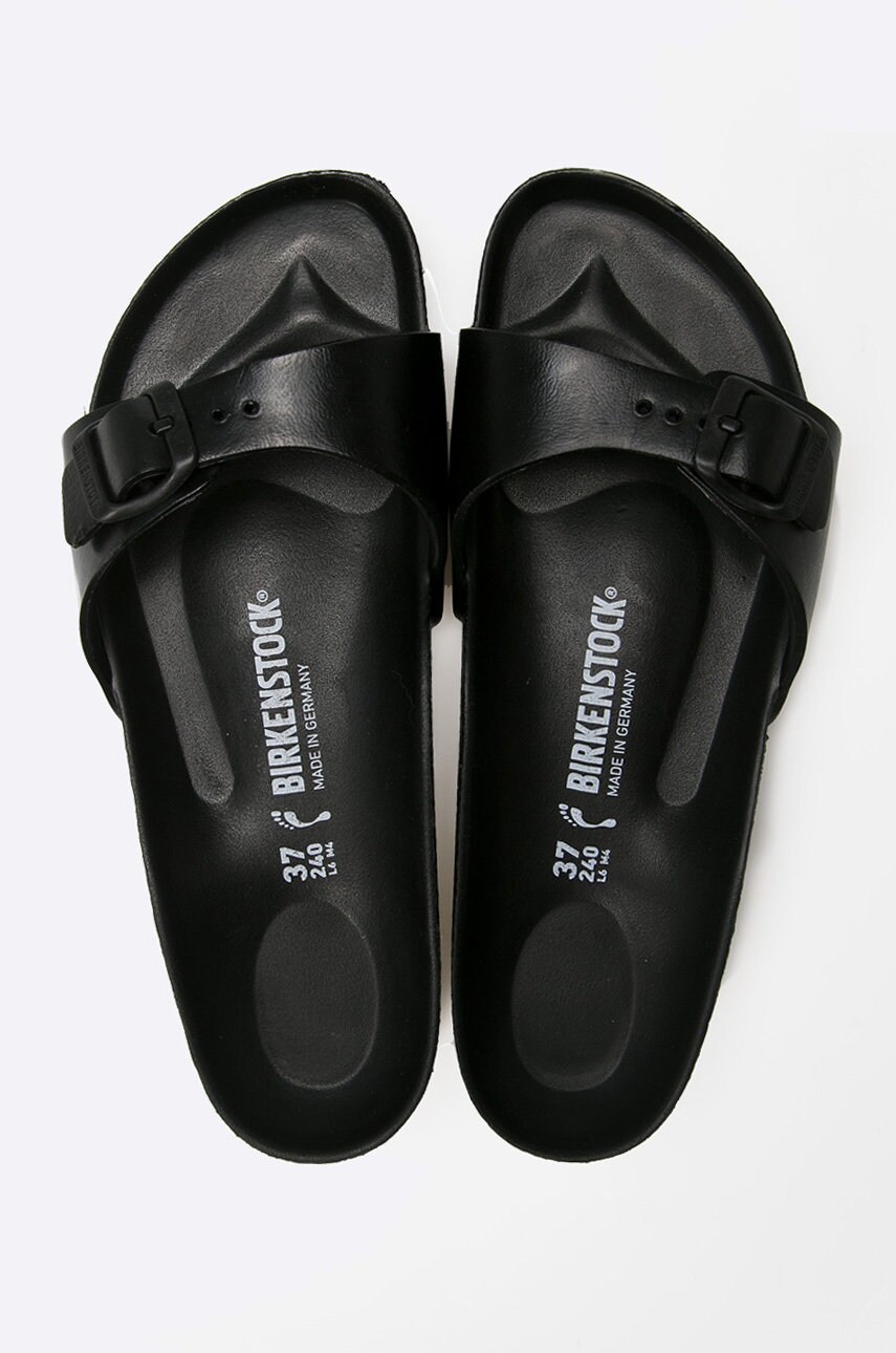 Шльопанці Birkenstock Madrid Eva жіночі колір чорний 128163