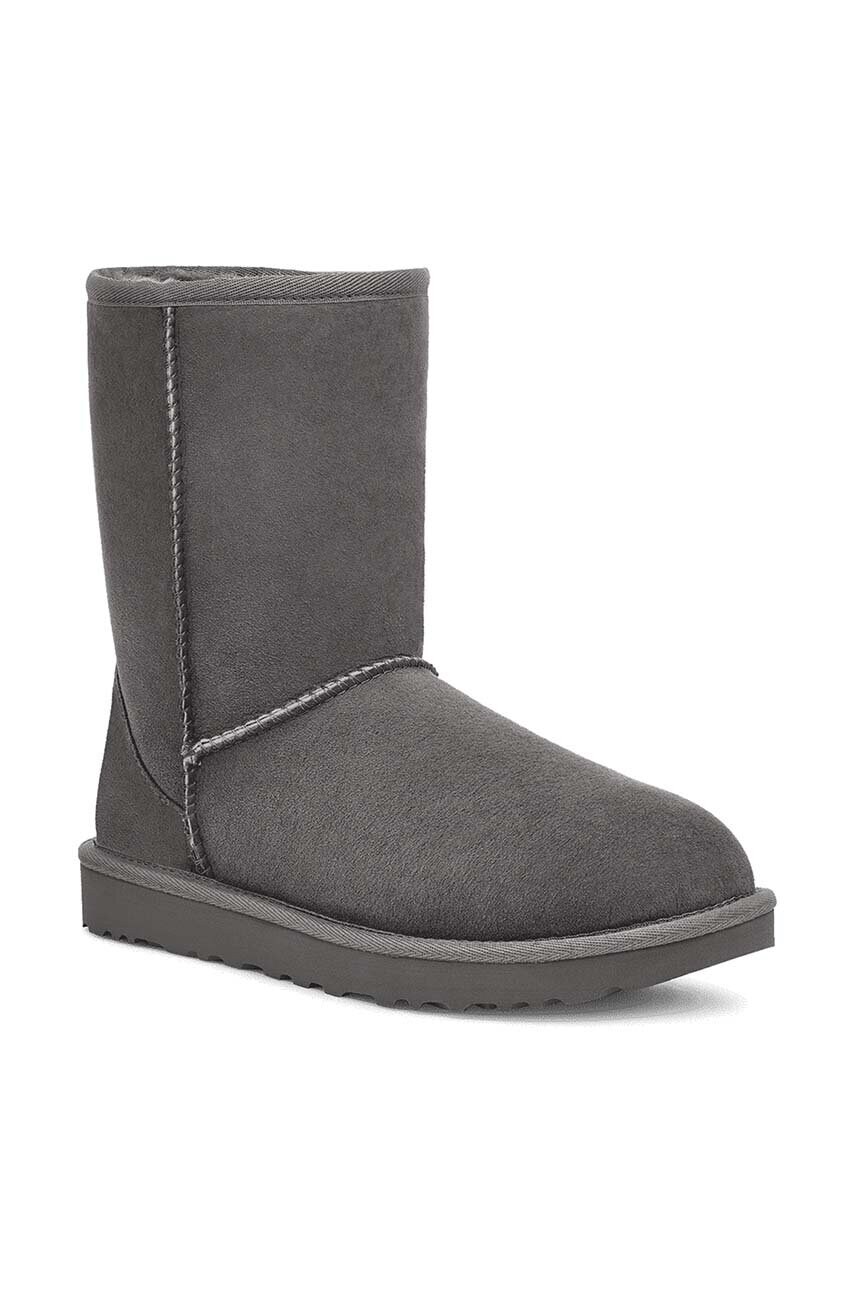 Черевики UGG жіночі колір сірий на плоскому ходу утеплені 1016223.GRY-GRY