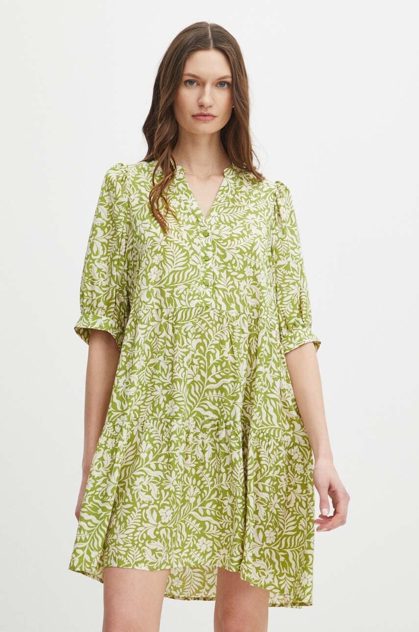 Сукня Medicine колір зелений mini oversize