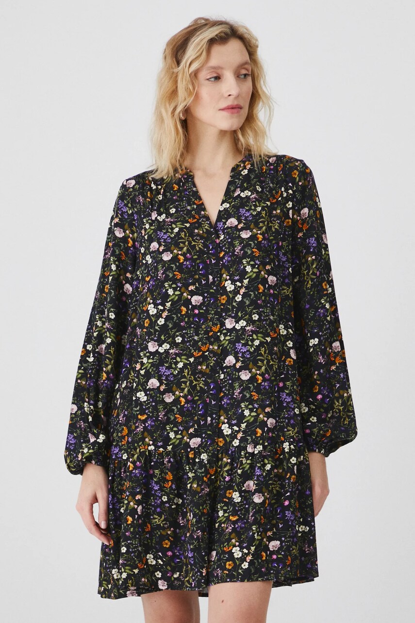 Сукня Medicine колір чорний mini oversize