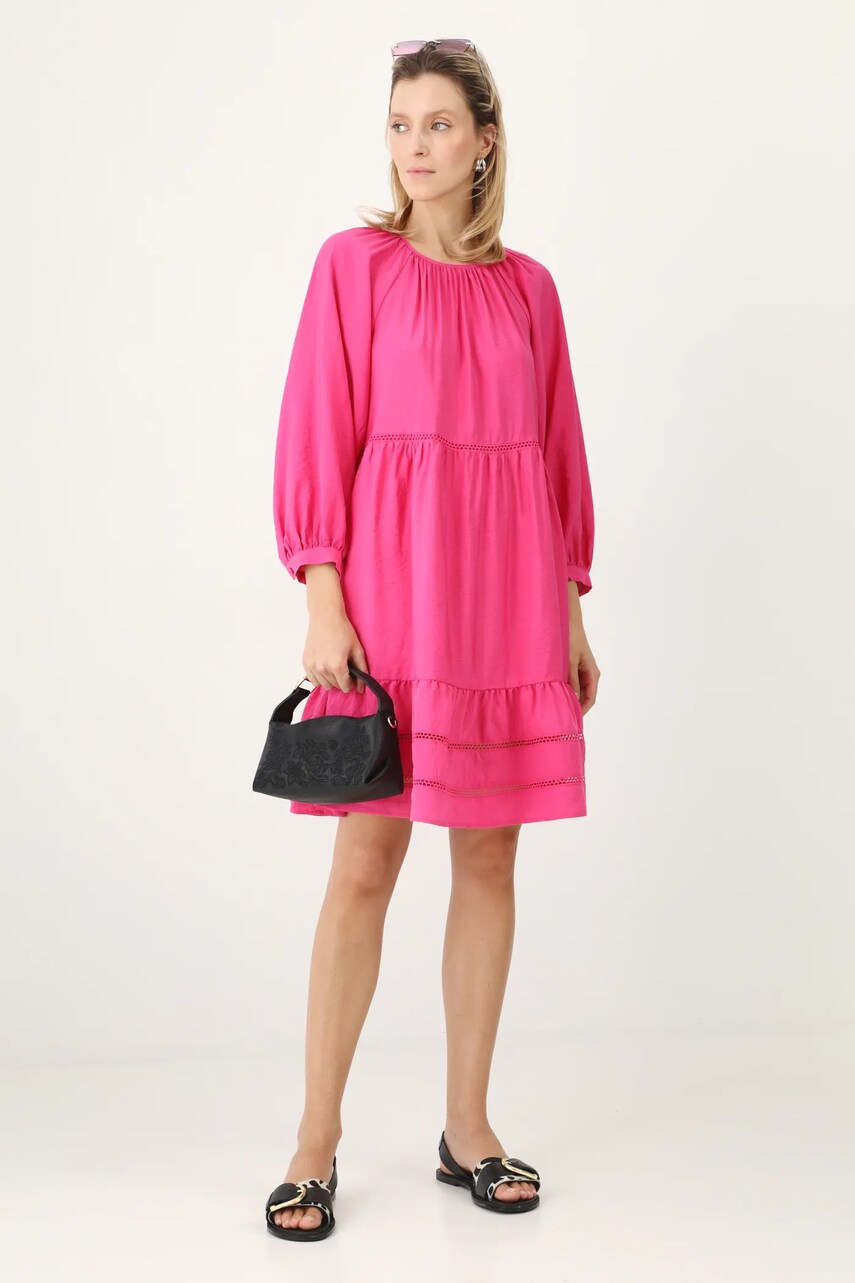 Сукня Medicine колір рожевий mini oversize