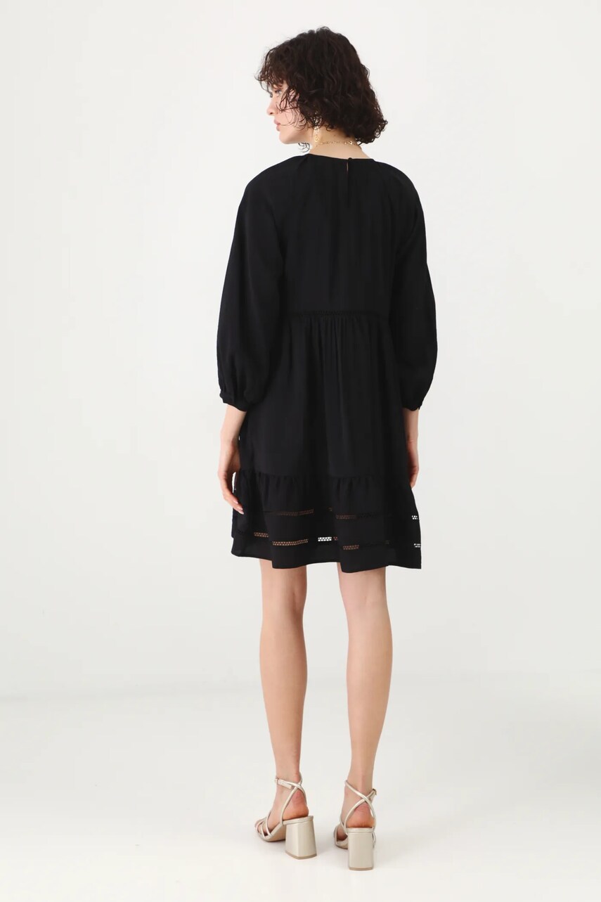Сукня Medicine колір чорний mini oversize