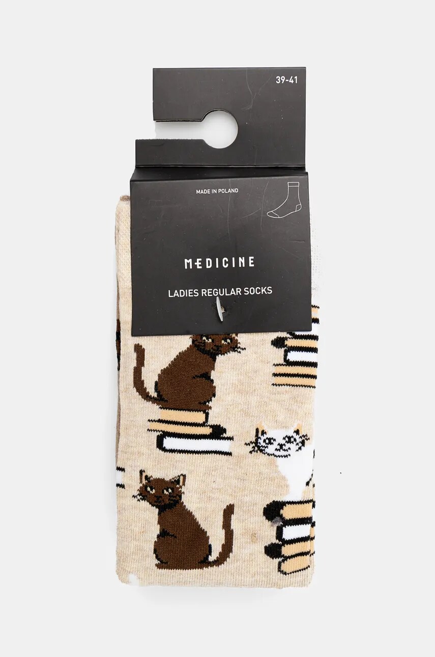 Бавовняні шкарпетки Medicine 2-pack жіночі