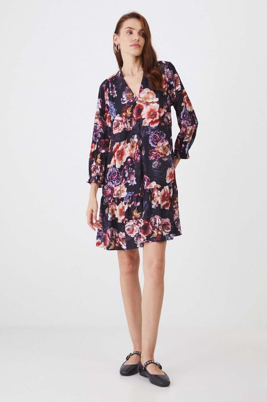 Сукня Medicine колір чорний mini oversize