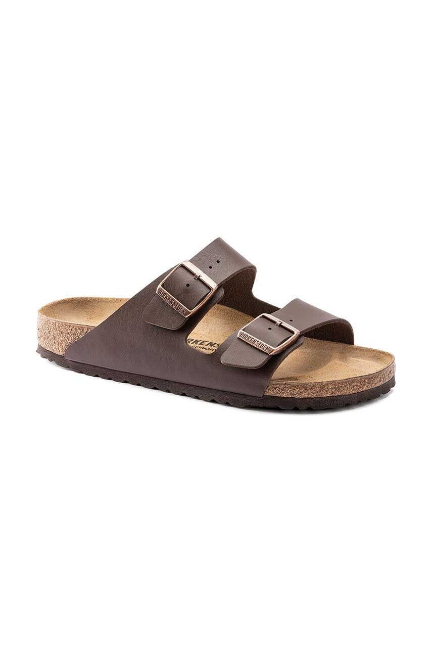 Шльопанці Birkenstock Arizona жіночі колір коричневий 51701