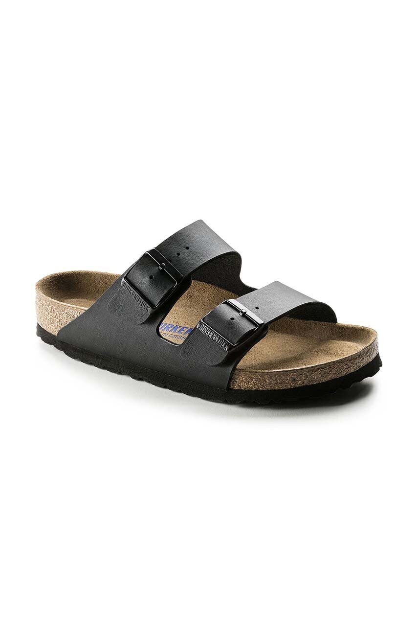 Шльопанці Birkenstock Arizona SFB чоловічі колір чорний 551251