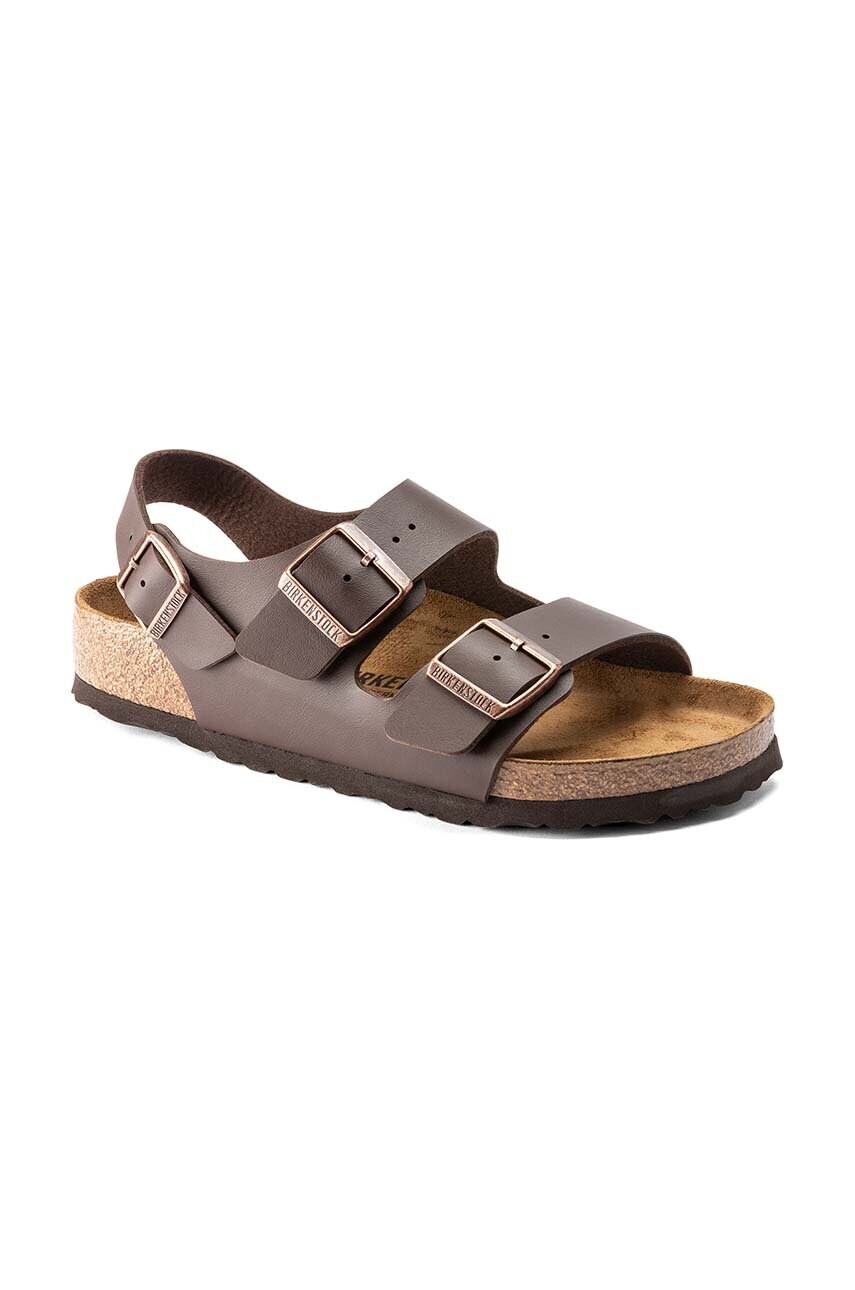 Сандалі Birkenstock Milano чоловічі колір коричневий 34701