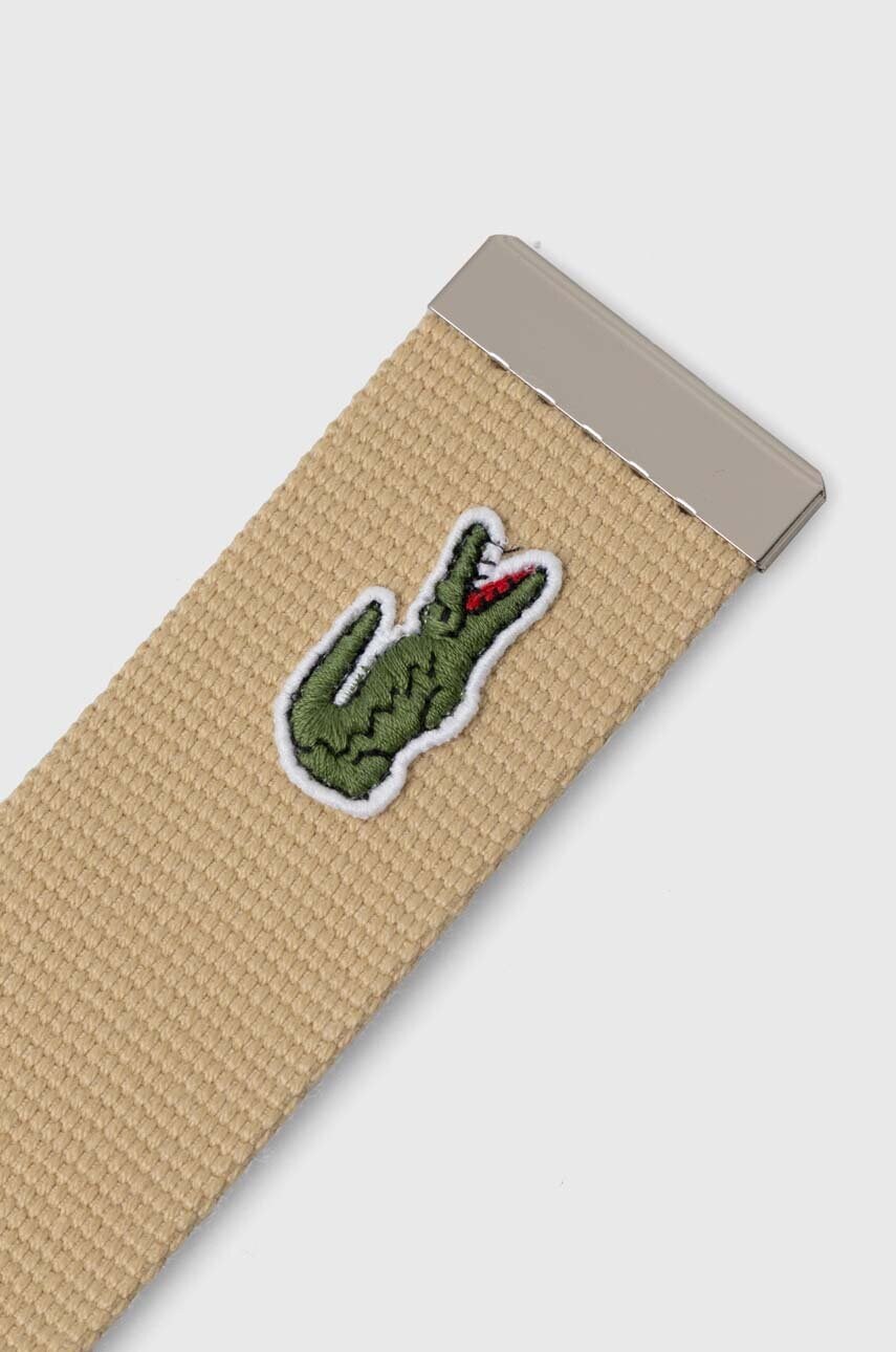 Ремінь Lacoste чоловічий колір бежевий