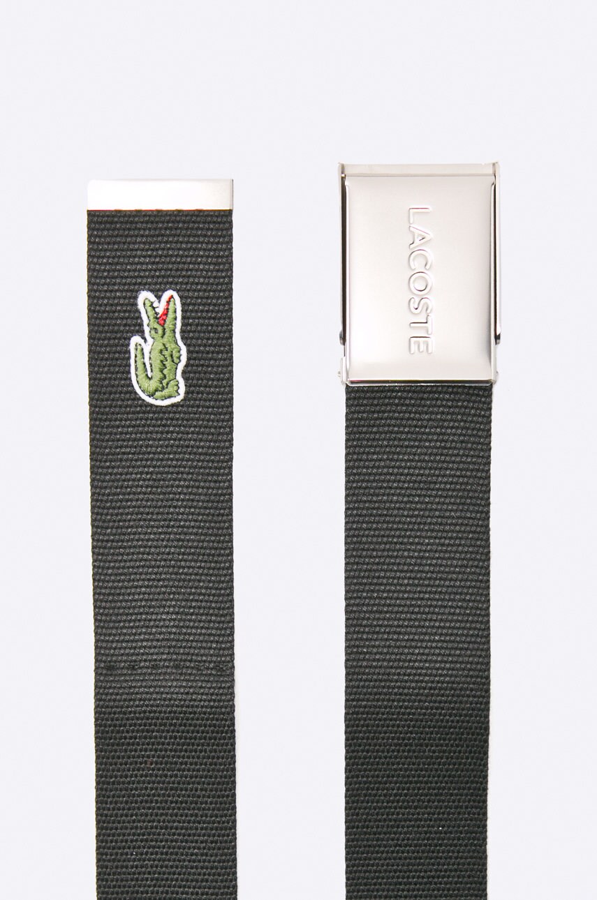 Ремінь Lacoste чоловічий колір чорний