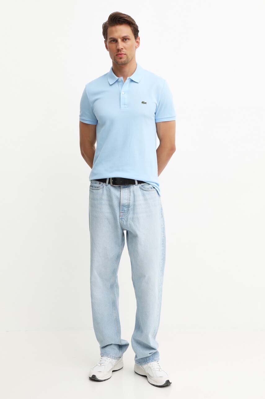 Бавовняне поло Lacoste однотонний PH4012-001