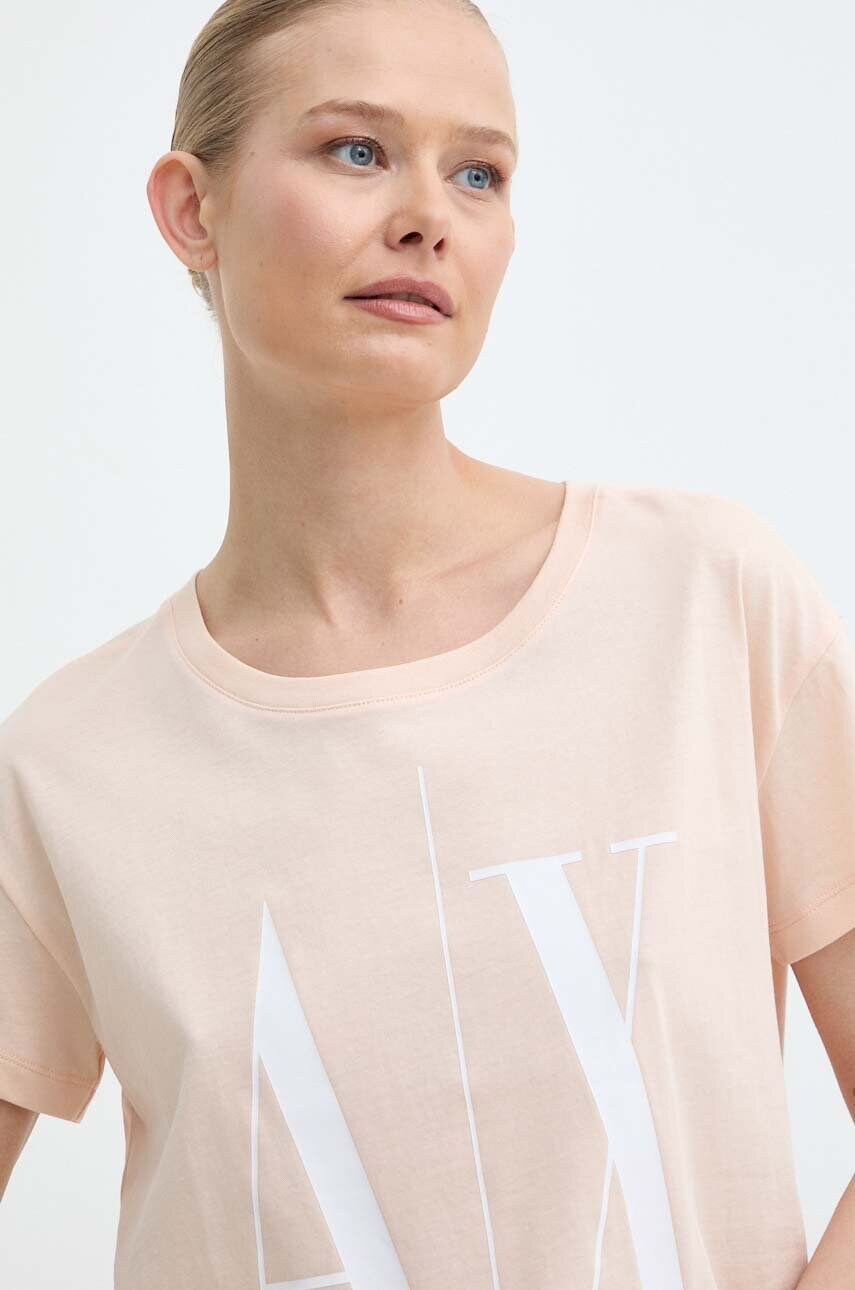 Футболка Armani Exchange жіночий колір помаранчевий 8NYTCX YJG3Z