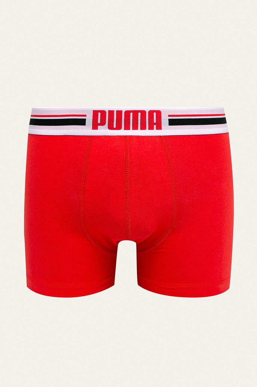Боксери Puma 2-pack чоловічі колір червоний
