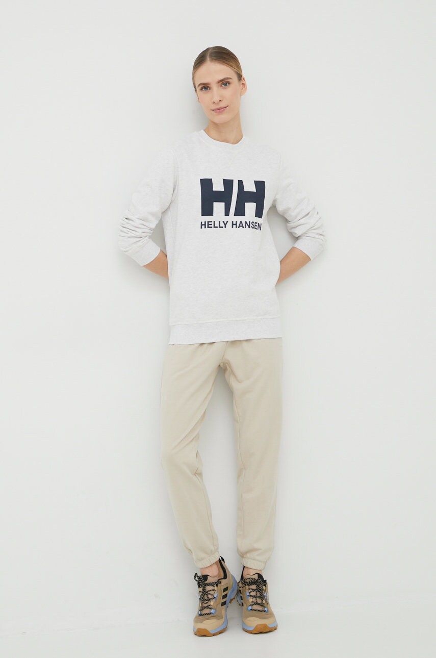 Кофта Helly Hansen жіноча колір білий з принтом 34003-071
