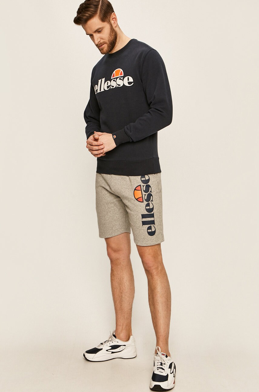 Кофта Ellesse чоловіча колір синій візерунок SHC07930-DARKGREYMA
