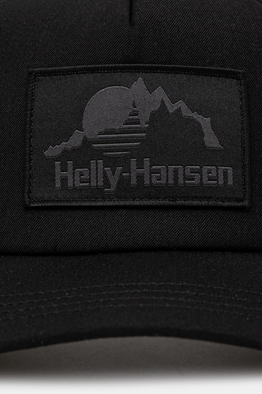 Helly Hansen колір чорний з аплікацією