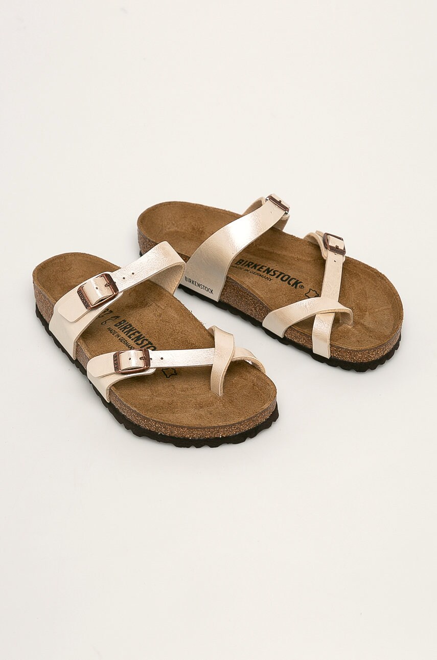 Шльопанці Birkenstock Mayari жіночі колір бежевий 71661