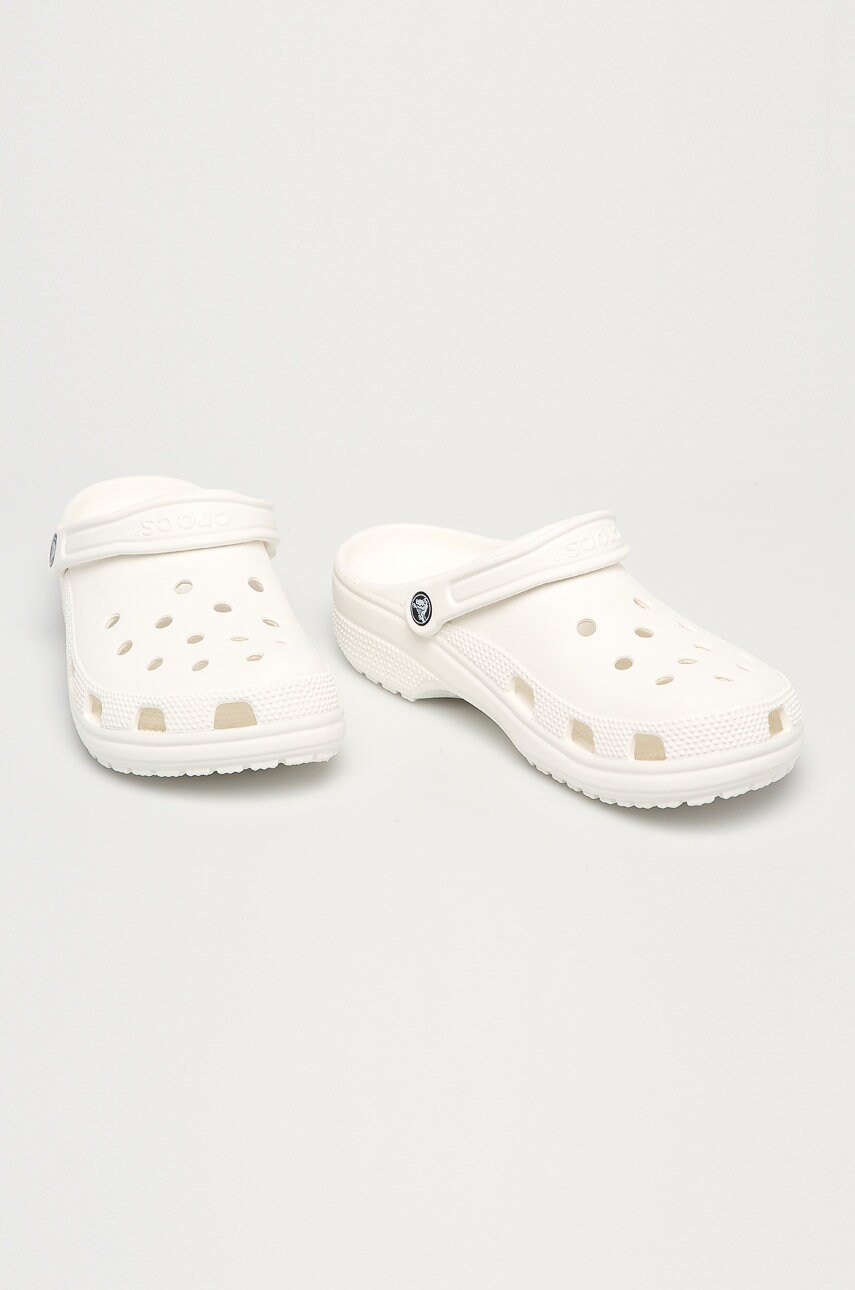 Шльопанці Crocs Classic чоловічі колір білий 10001