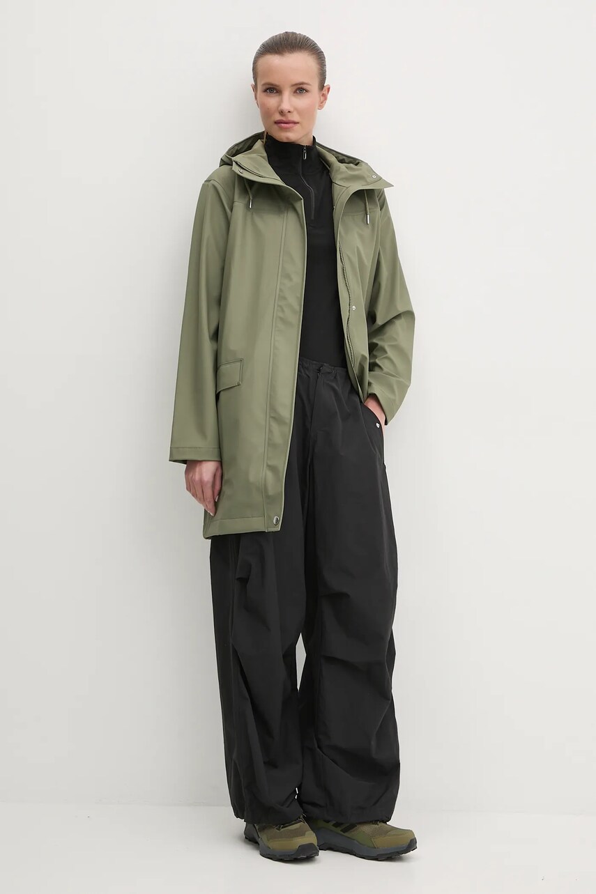 Дощовик Helly Hansen Moss жіночий колір зелений 53251